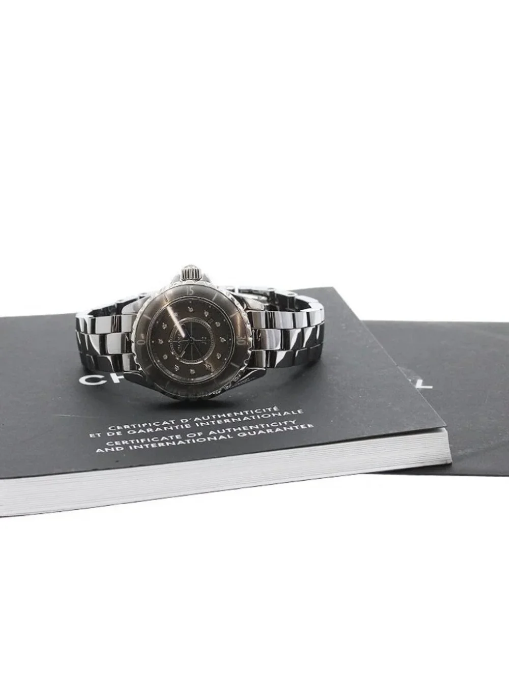 CHANEL J12 chromatic 33mm H3241 12P diamond gray Dial Quartz Ladies Watch_958259